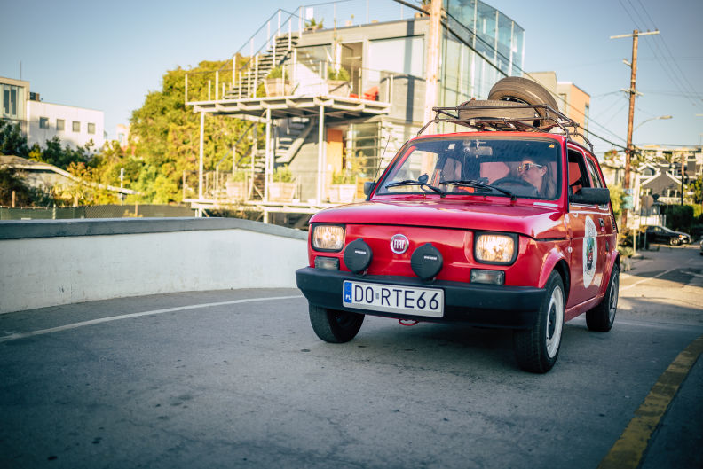 Driving this Fiat 126P from Poland across Route 66 was a lifelong dream